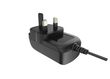 kopen 24W de Britse Stop Zwarte 2A 12 Voltac Universele AC gelijkstroom van de Omschakelingsvoeding Muur zet op online manufacture