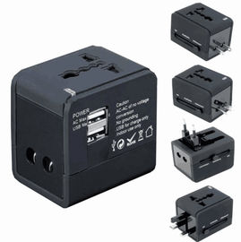Goede prijs. van de de Reisadapter van 5V 1A/van 5V 2.1A zet de Draagbare Universele Zwarte AC Muur op online