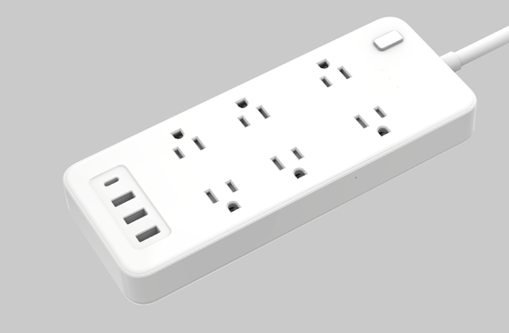 Goede prijs. 32W Smart Power Strip met meerdere USB-poorten online