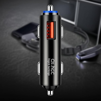 kopen Dubbele USB-autolader 12V-24V ingang met 2.4A 3.0A uitgang online manufacture