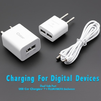 kopen Dual USB Car Charger 2.4A 3.0A voor EU AU UK US Sockets online manufacture