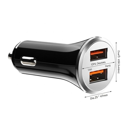 kopen Dual USB Car Charger 2.4A 3.0A voor 12V-24V Input online manufacture