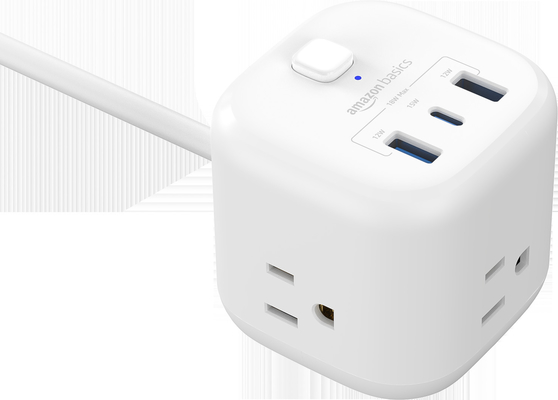 Goede prijs. Drie USB-poorten 18W Max Smart Power Strips met AC-poort 125V10A 1250W online