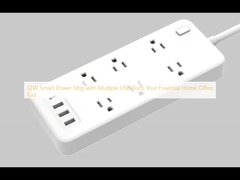 32W Smart Power Strip met meerdere USB-poorten